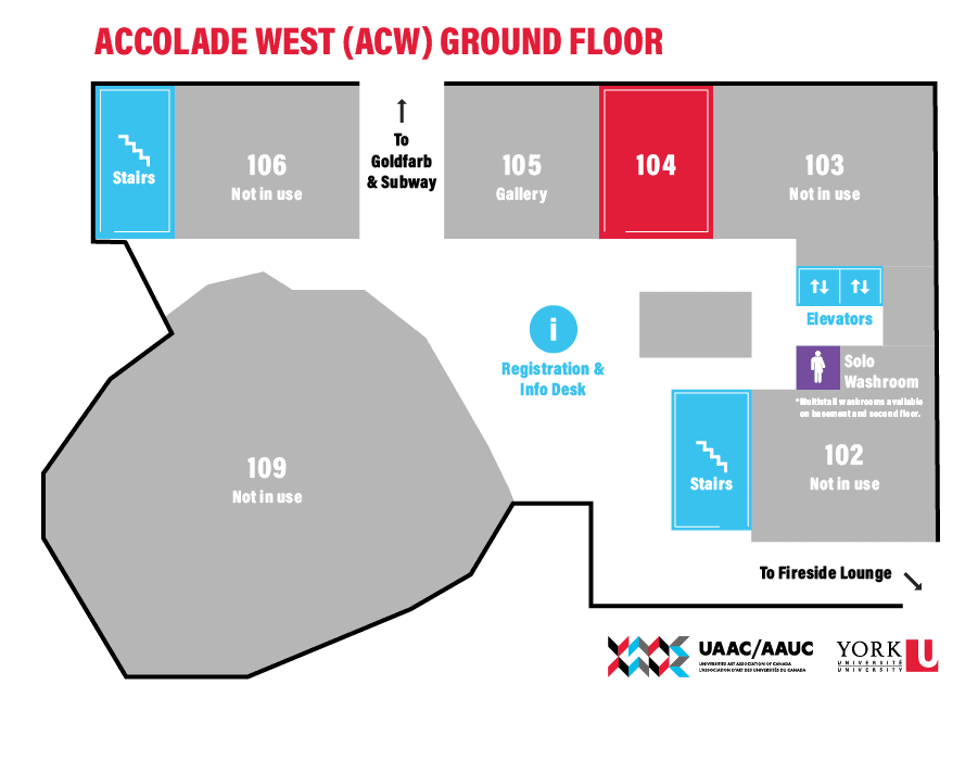 Ground floor ACW map